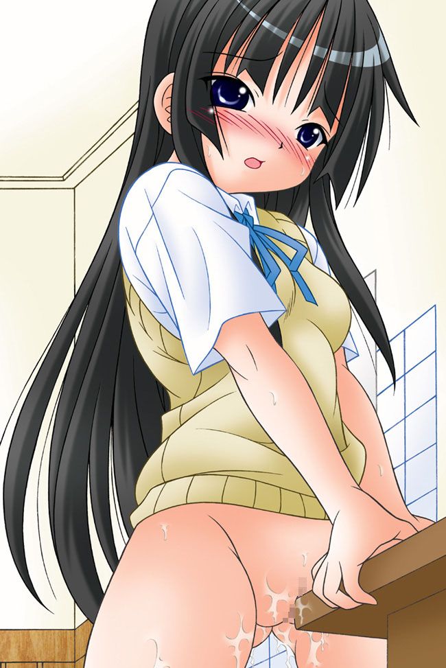 机の角におまんこ当ててオナニーする角オナにはまってる変態スケベ女の子いやらしすぎワロタw・・・角オナニー二次エロ画像