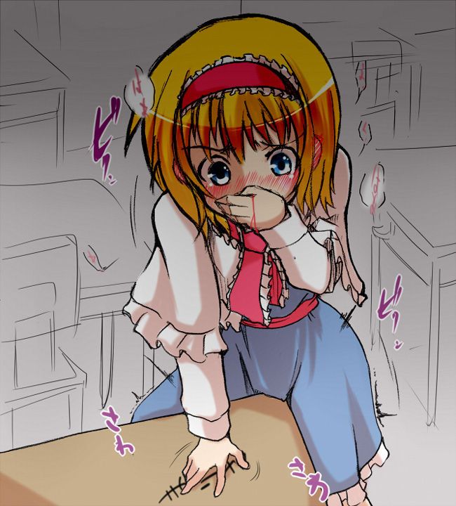 机の角におまんこ当ててオナニーする角オナにはまってる変態スケベ女の子いやらしすぎワロタw・・・角オナニー二次エロ画像