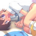 貧乳ロリ少女が朝からオナニーばっかりしてごめんなさい！でも気持ちよくておまんこ触るのとまらないの・・・って言う二次元エロ画像のサムネイル画像